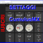 Anteprima Settaggi CumulusMX con interfaccia grafica su LAN locale